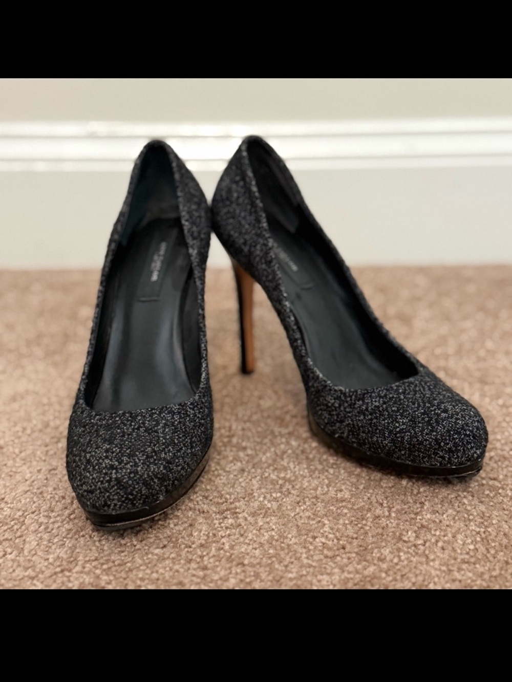 Ann Taylor Black Stiletto Heels